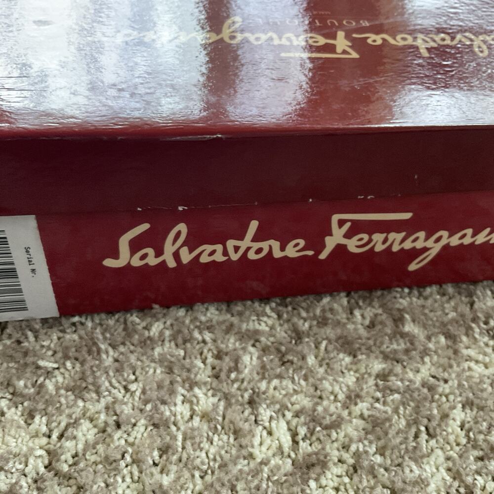 Salvatore Ferragamo Forever Women’s Slip On Shoe With Buckle 3cm Used 7 1/2AA - Picture 12 of 12